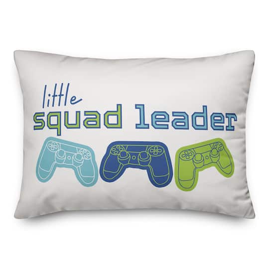 Little Squad Leader 20" x 14" Indoor/Outdoor Pillow